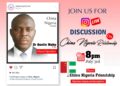 Dr. Maho to speak on Nigeria-China relationship