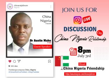 Dr. Maho to speak on Nigeria-China relationship