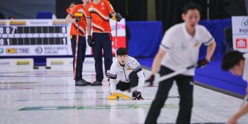 China claims first victory in men’s curling worlds