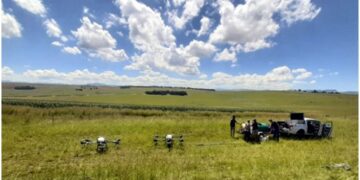 Chinese commercial drones favored by South African farmers