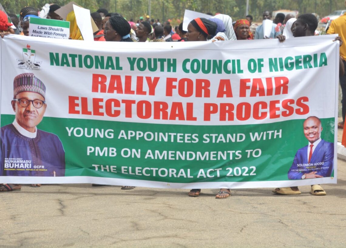 NYCN stage peaceful protest against exclusion of political appointees, urges NASS to wade in