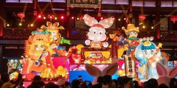 People across China celebrate upcoming Chinese New Year of the Rabbit