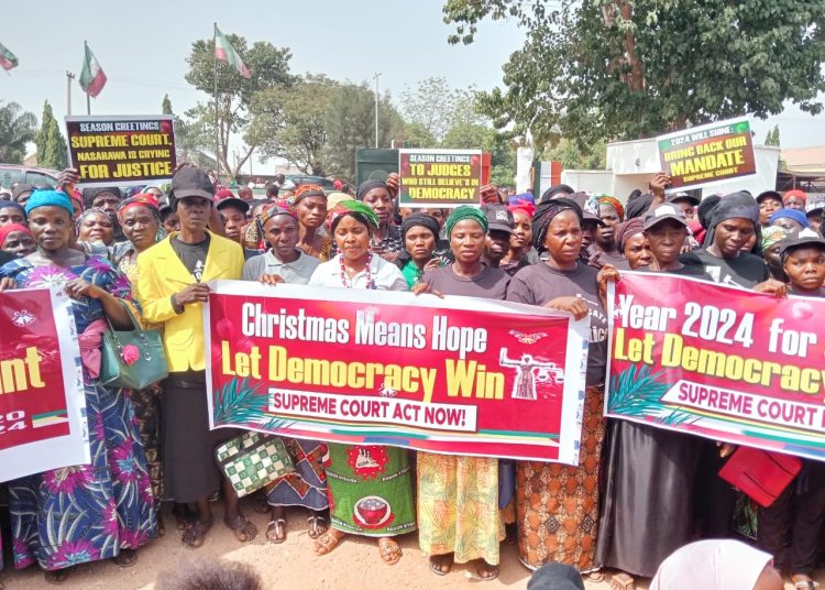 Nasarawa Women’s Cry for Justice: Supreme Court Urged to Restore Stolen Mandate     “
