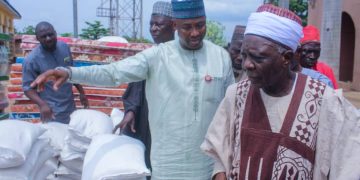 Nasarawa Lawmaker, Hon Sa’ad distributes relief materials worth millions of naira to victims of communal attack in his constituency.
