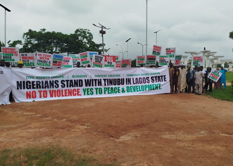 Pro-Tinubu Rallies Shutdown Abuja, Lagos