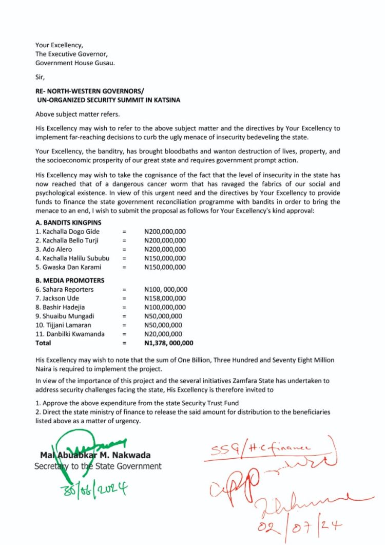 Exclusive: Inside Details Of How Zamfara Gov, Dauda Lawal Allegedly Finances Gold Extraction, Settle Bandits From State Security Funds