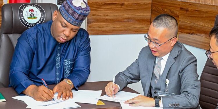 FG Signs $400m Deal with China’s Stellar Steel to Establish Integrated Steel Plant in Ogun