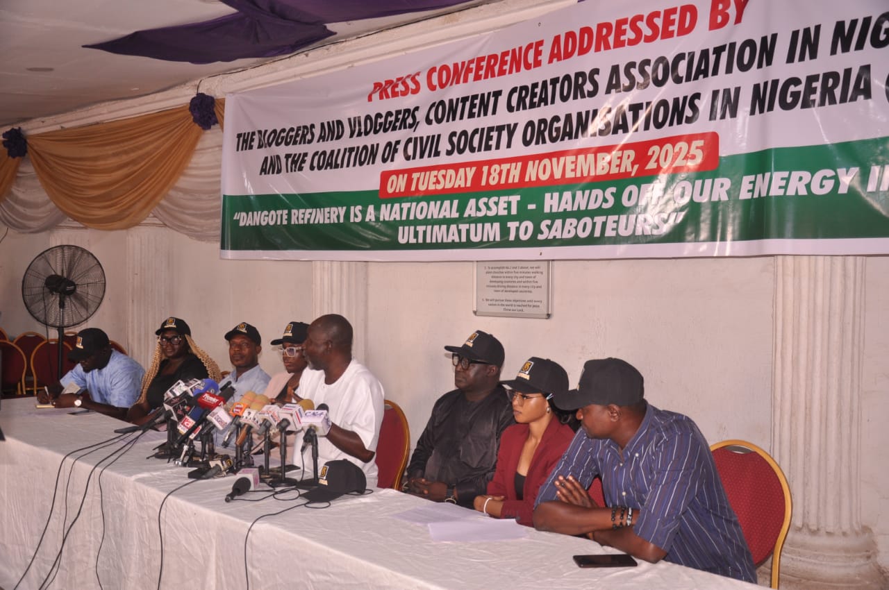 Dangote Refinery: Coalition issues 7-day ultimatum to economic saboteurs