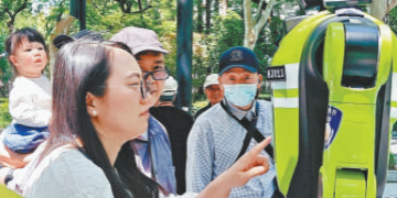 Meet China’s first traffic police robot squad
