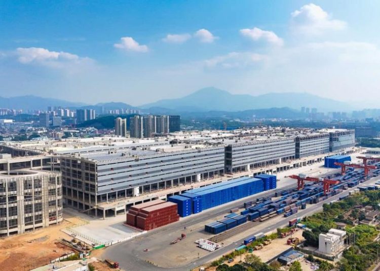 Smart construction turns old rail yard into modern logistics hub