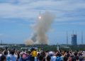 China achieves first sea-based rocket recovery using net-capture system