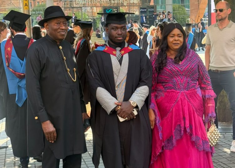Goodluck Jonathan’s Family Celebrates Son’s Graduation in UK