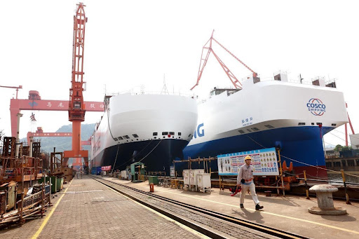 China strengthens its global leadership in shipbuilding