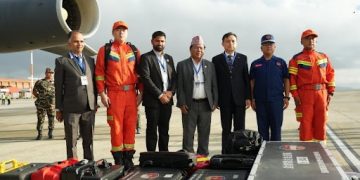 First batch of Chinese emergency relief arrives in Nepal